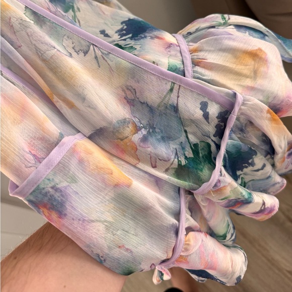 NWT RARE MISA Watercolor Dress Size M - Picture 8 of 10